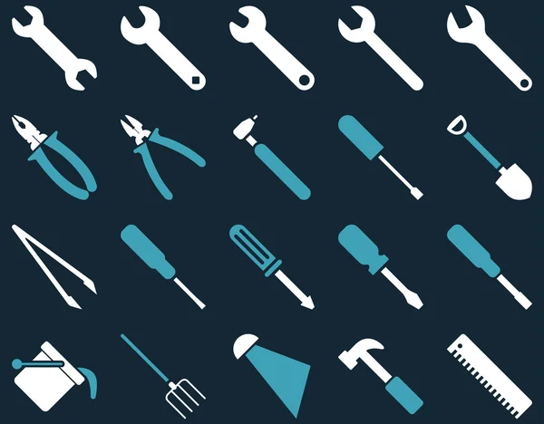 Equipment and Tools Icons — Stock Photo, Image