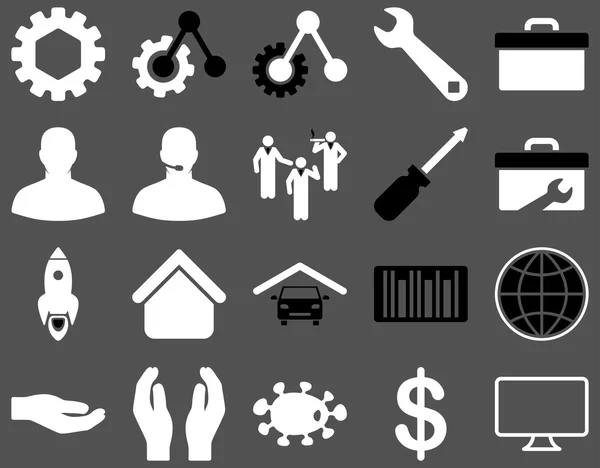 Configurações e ícones de ferramentas — Fotografia de Stock