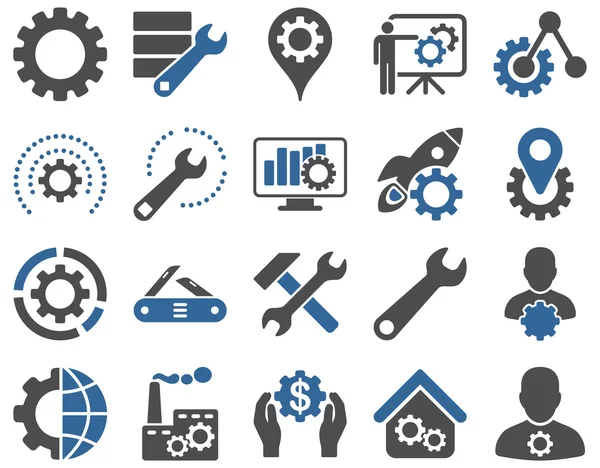 Settings and Tools Icons — Stock Photo, Image