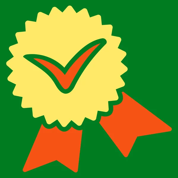 Icono de sello de validación — Foto de Stock
