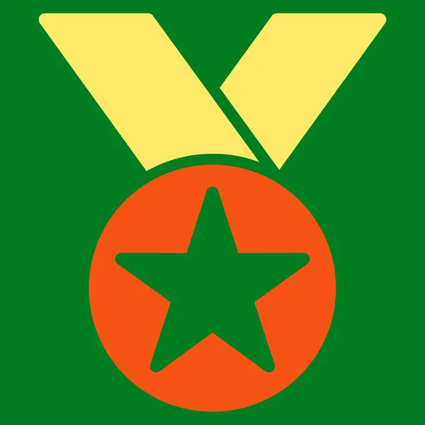 Медаль значок — стокове фото