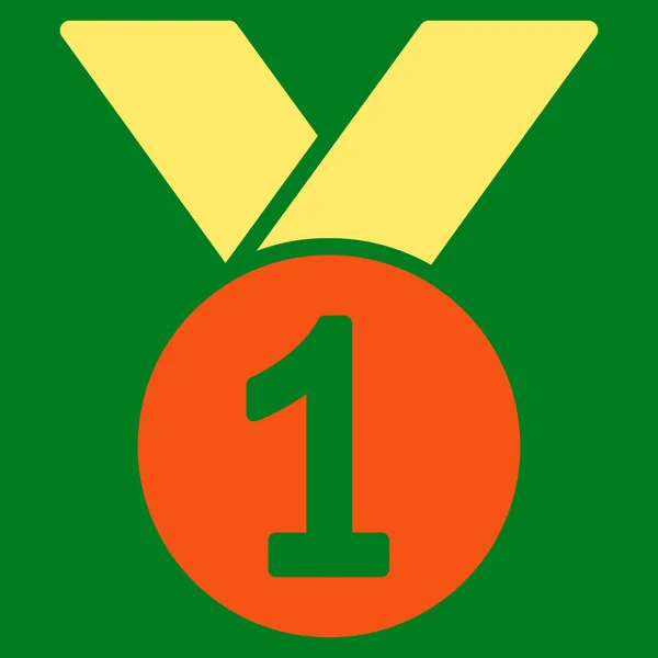 Ícone de medalha de ouro — Fotografia de Stock