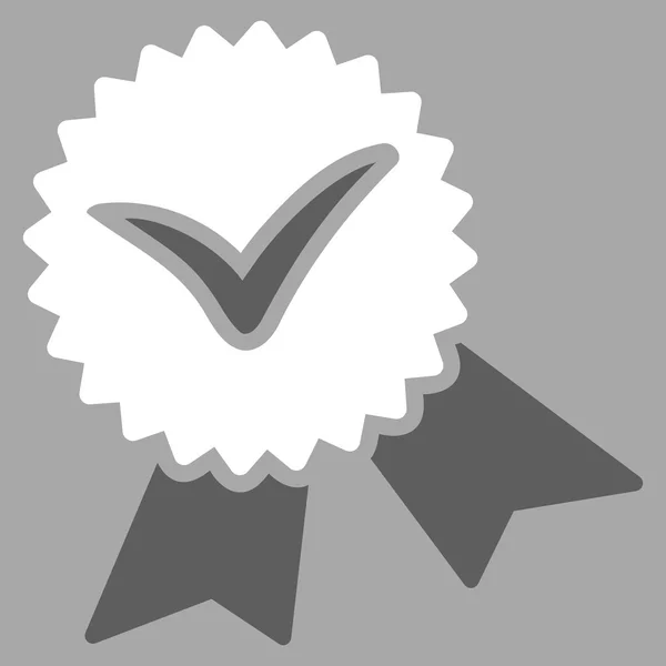 Ícone de selo de validação — Fotografia de Stock