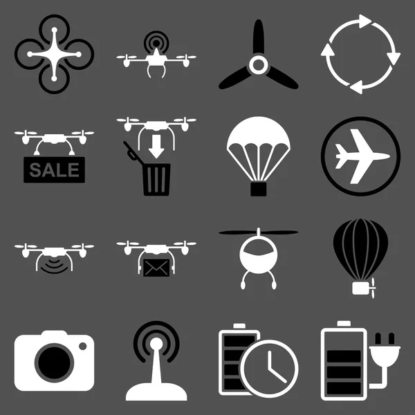 Copter tools pictogrammenset — Stockfoto