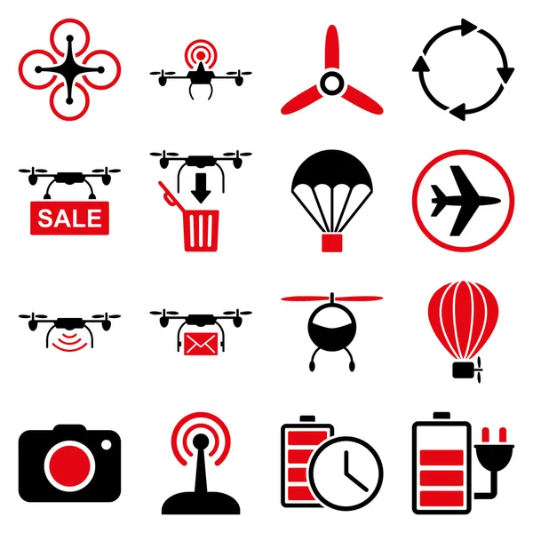 Copter tools pictogrammenset — Stockfoto