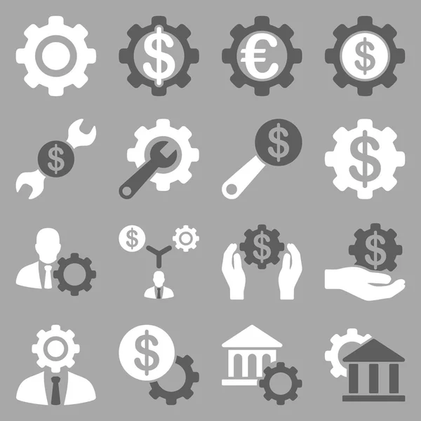 Symbolset für Finanzinstrumente und Optionen — Stockfoto