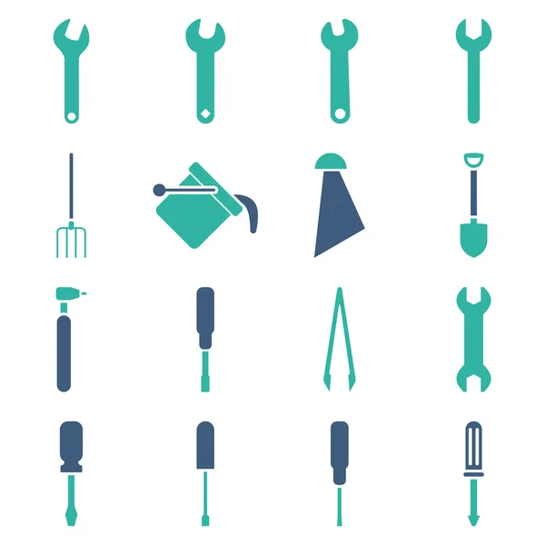 Instruments and tools icon set — Stock Photo, Image