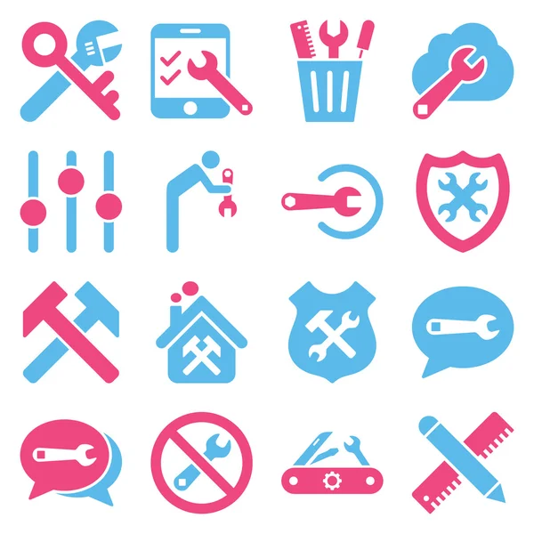 Seçenekleri ve hizmet araçları simge seti