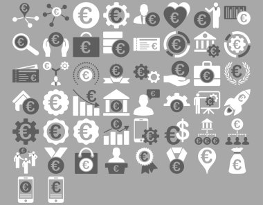 Euro iş ikonları/simgeleri