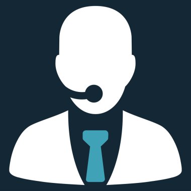 Çağrı merkezi operatörü simgesi iş Bicolor kümesi'nden