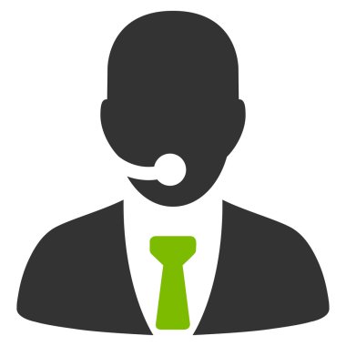 Çağrı merkezi operatörü simgesi iş Bicolor kümesi'nden