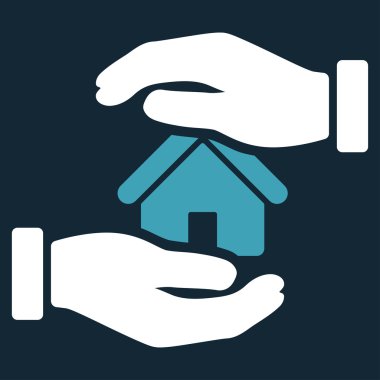 Realty sigorta simgesinden iş Bicolor ayarla