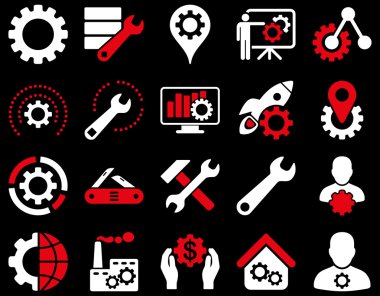 Ayarları ve araçları simgeler