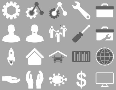 Ayarları ve araçları simgeler