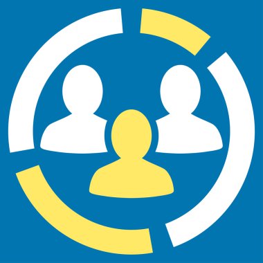 Demografi diyagram simgesi iş Bicolor kümesi'nden