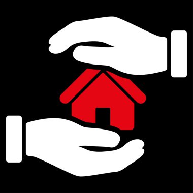 Realty sigorta simgesinden iş Bicolor ayarla