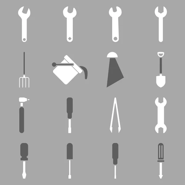 Instruments and tools icon set — Stock Vector