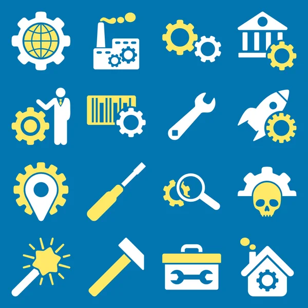 Seçenekleri ve hizmet araçları simge seti