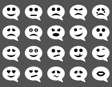 Duygu gülümseme simgeler sohbet