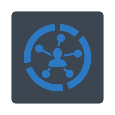 İlişkiler diyagram simgesi