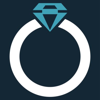 Elmas yüzük simge ticaret kümesinden