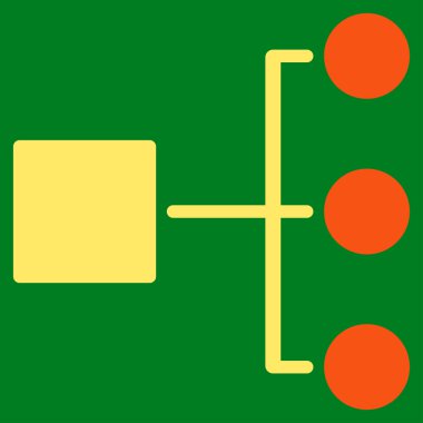 Ticaret kümesinden diyagram simgesi