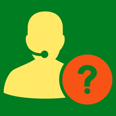 Çevrimiçi destek simge ticaret kümesinden