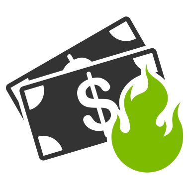 Yangın kaza simge ticaret kümesinden