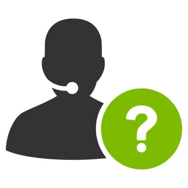 Çevrimiçi destek simge ticaret kümesinden