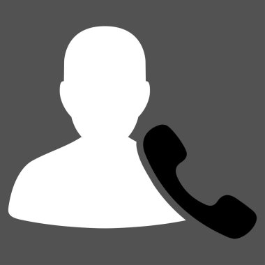 Telefon desteği simgesinden ticaret Set