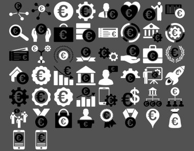 Euro iş ikonları/simgeleri