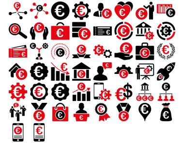 Euro iş ikonları/simgeleri