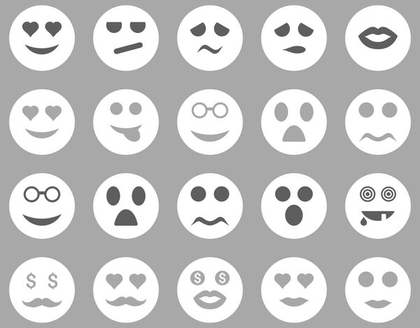 Smile and emotion icons