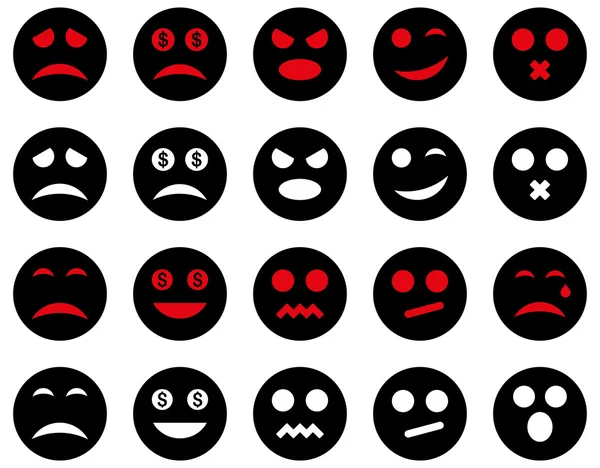 Smile and emotion icons — Stock Photo, Image