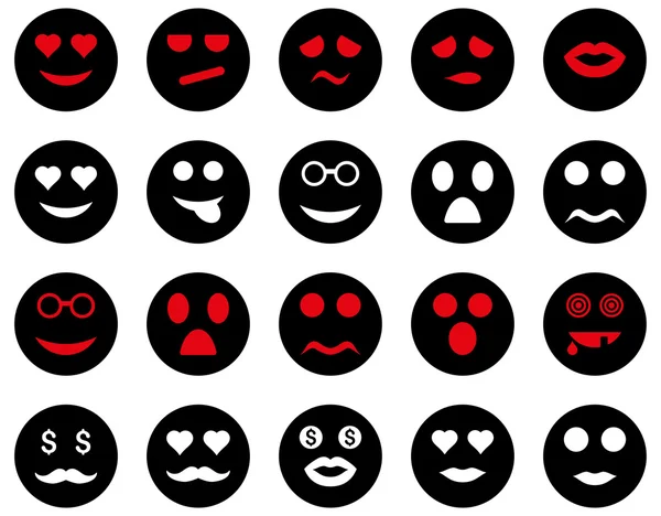 Symbole für Lächeln und Emotion — Stockfoto