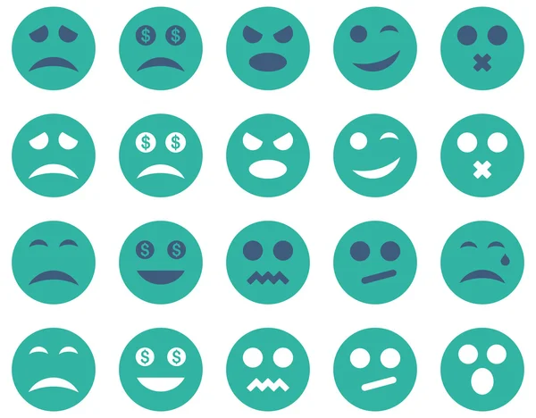 Smile and emotion icons — Stock Photo, Image