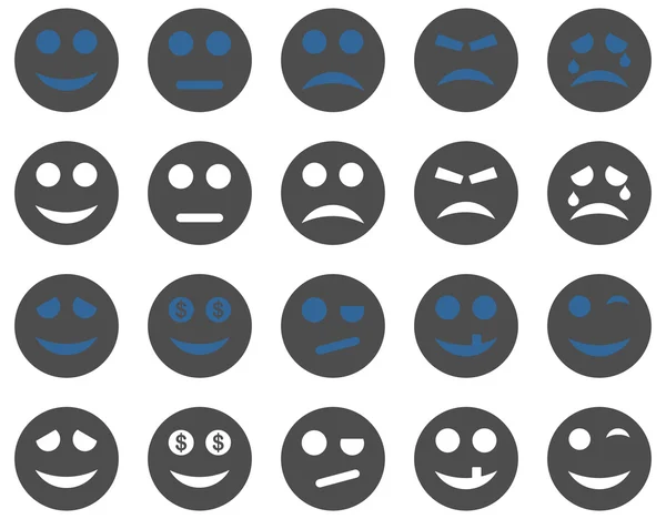 Smile and emotion icons — Stock Photo, Image