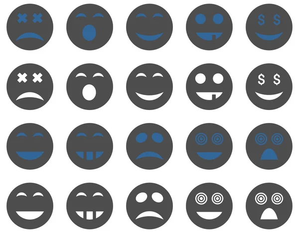 Smile and emotion icons — Stock Photo, Image