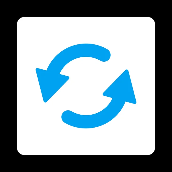 Кнопка перекрашивания Cw в голубой и белый цвета — стоковое фото