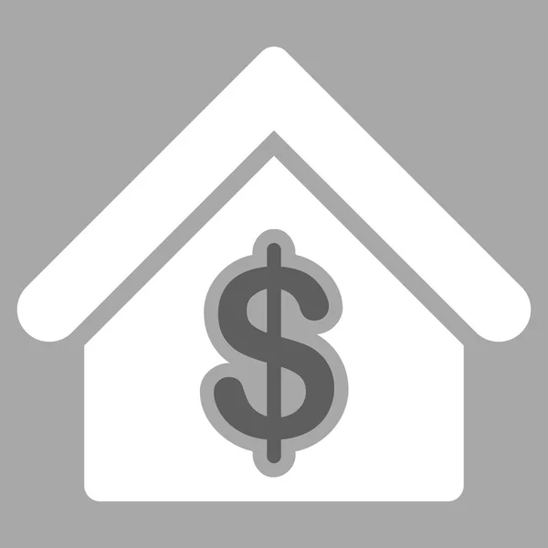 Hypotheken-Ikone aus dem Handel gesetzt — Stockfoto