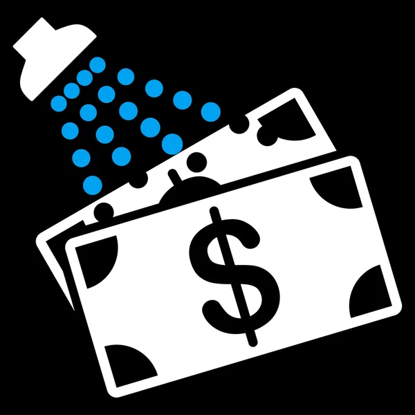 Pénz mosoda ikon meghatározott kereskedelmi — Stock Fotó