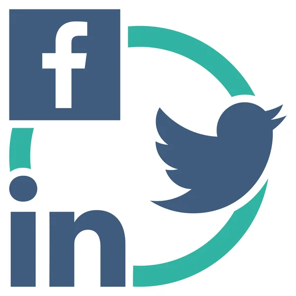 Social Networks Icon — Stock Photo, Image