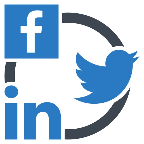 Social Networks Icon — Stock Photo, Image