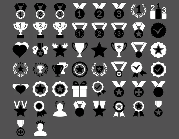 Competition and Awards Icons — Stock Photo, Image