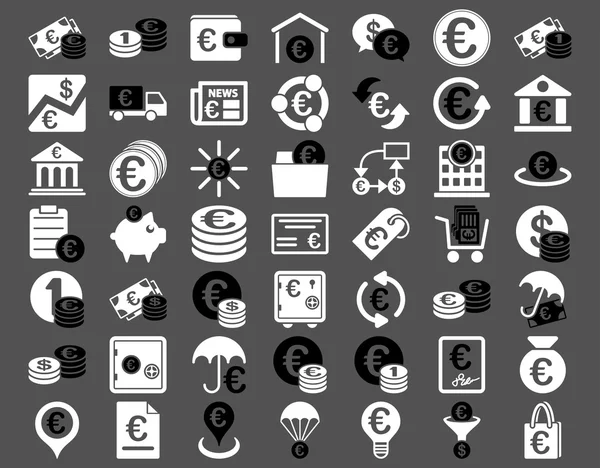 Euro Banking Icons — Stock Photo, Image