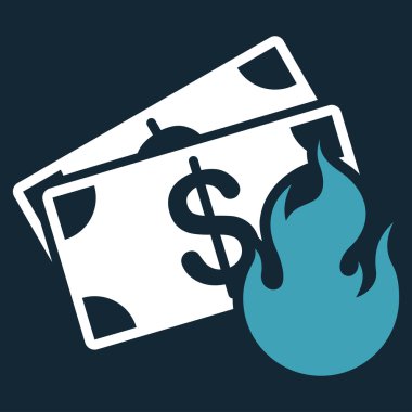 Yangın kaza simge ticaret kümesinden