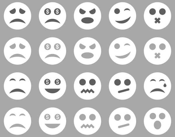 Smile and emotion icons — Stock Vector