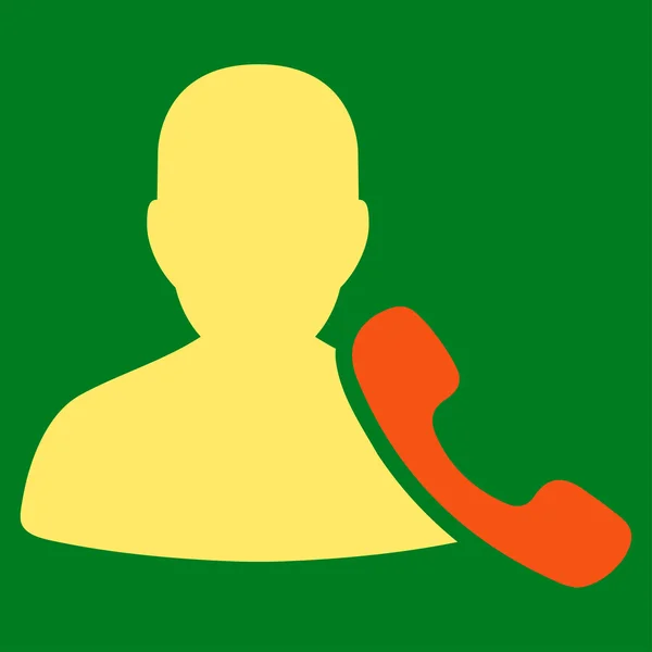 Telefon-Support-Symbol aus dem Handel gesetzt — Stockvektor