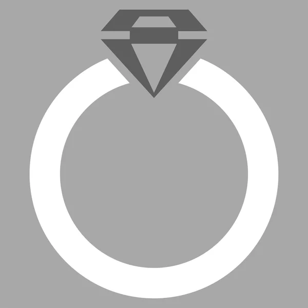 Diament Ring ikona od handlu zestaw — Wektor stockowy
