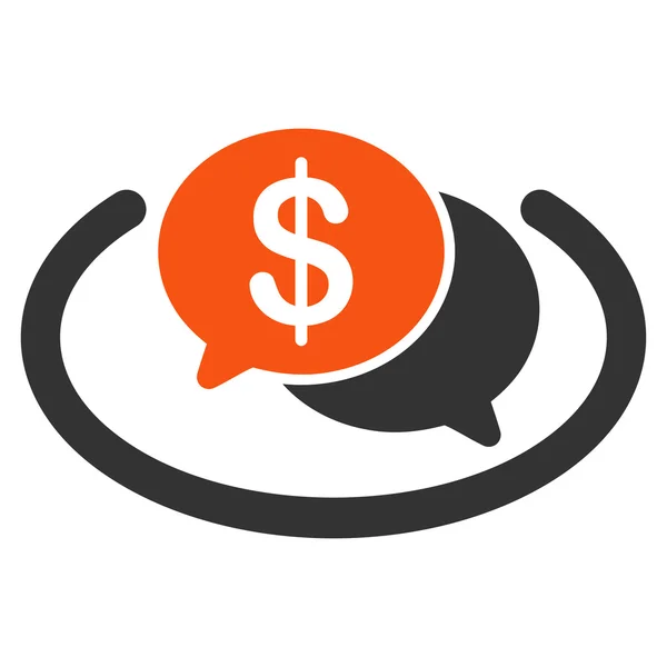 Financial Network icon — Stock Photo, Image